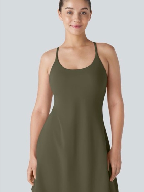 HALARA Dresses & Skirts - Olive Tennis Dress